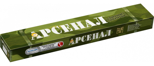 Электроды сварочные Арсенал МР-3, ф 3 мм (уп-2,5 кг) купить с доставкой в Шеметово