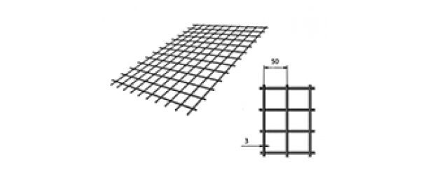 Сетка сварная (дорожная) 50х50х3мм 1х2м купить с доставкой в Шеметово
